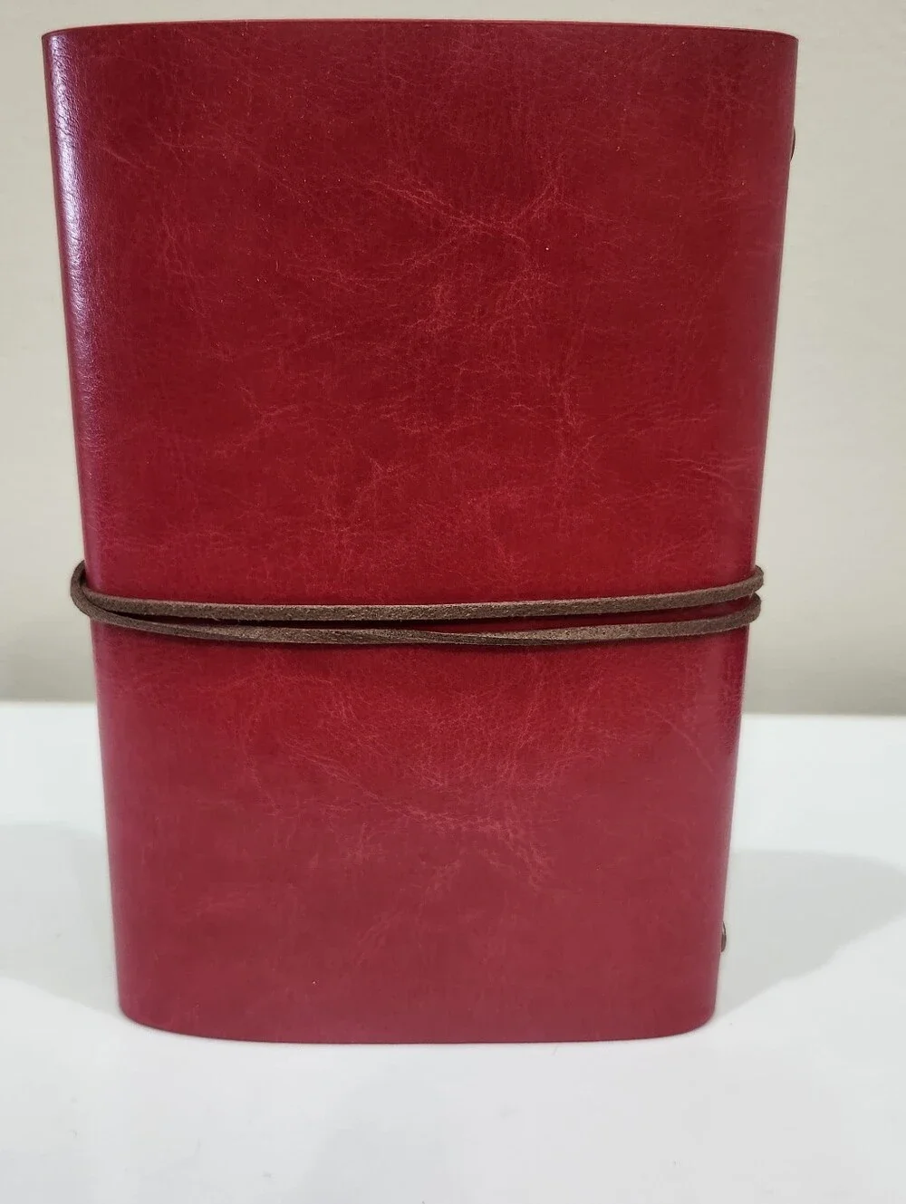 Embossed Leather Blank Notebook Journal Diary Refillable Loose Leaf Sketchbook